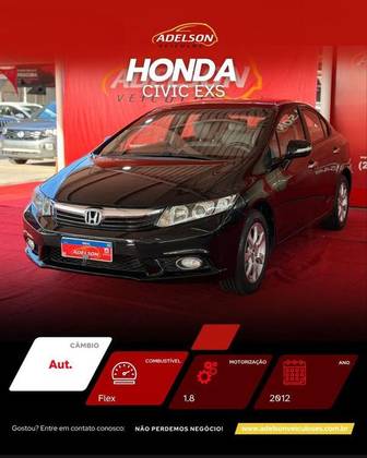 HONDA CIVIC 1.8 EXS 16V FLEX 4P AUTOMÁTICO HONDA CIVIC 1.8 EXS 16V FLEX 4P AUTOMÁTICO